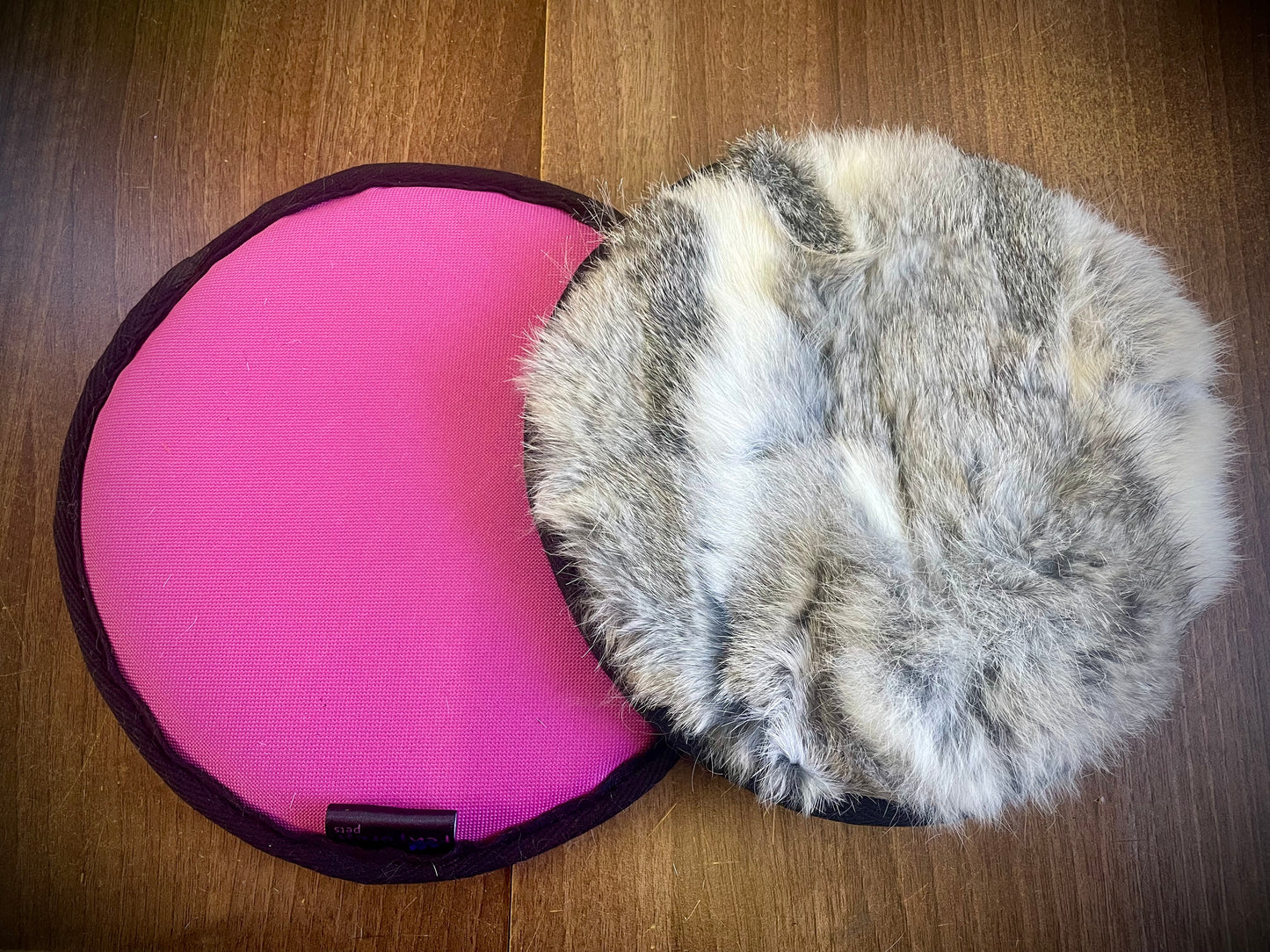 Rabbit Fur Frisbee