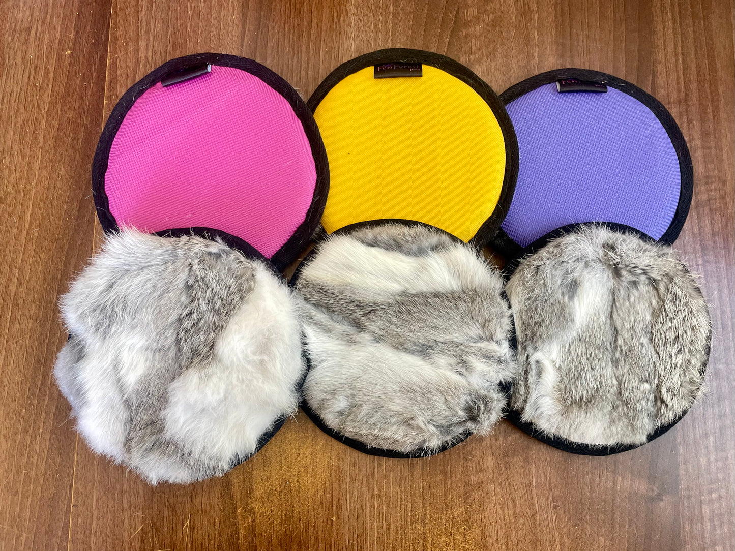 Rabbit Fur Frisbee