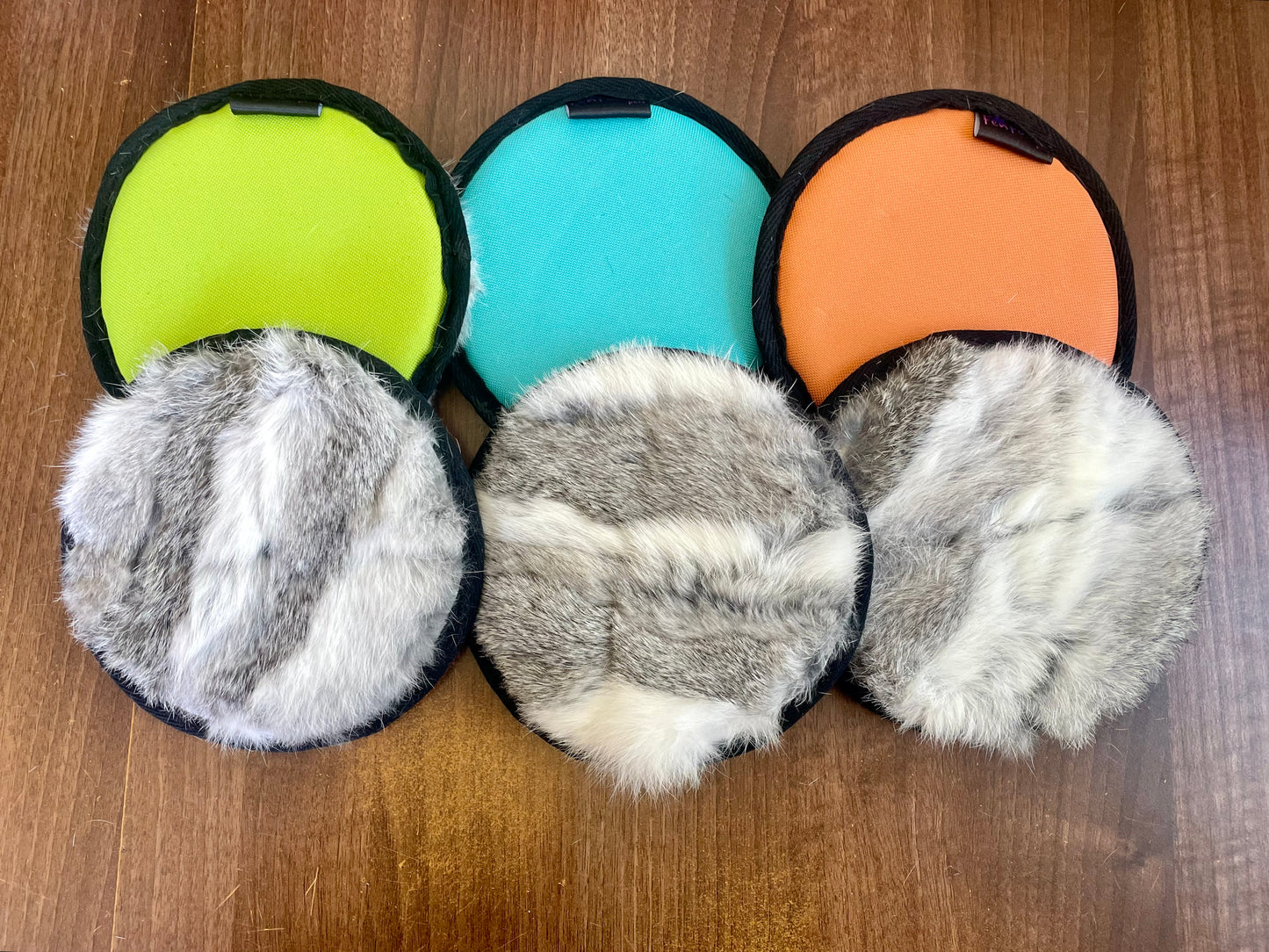 Rabbit Fur Frisbee