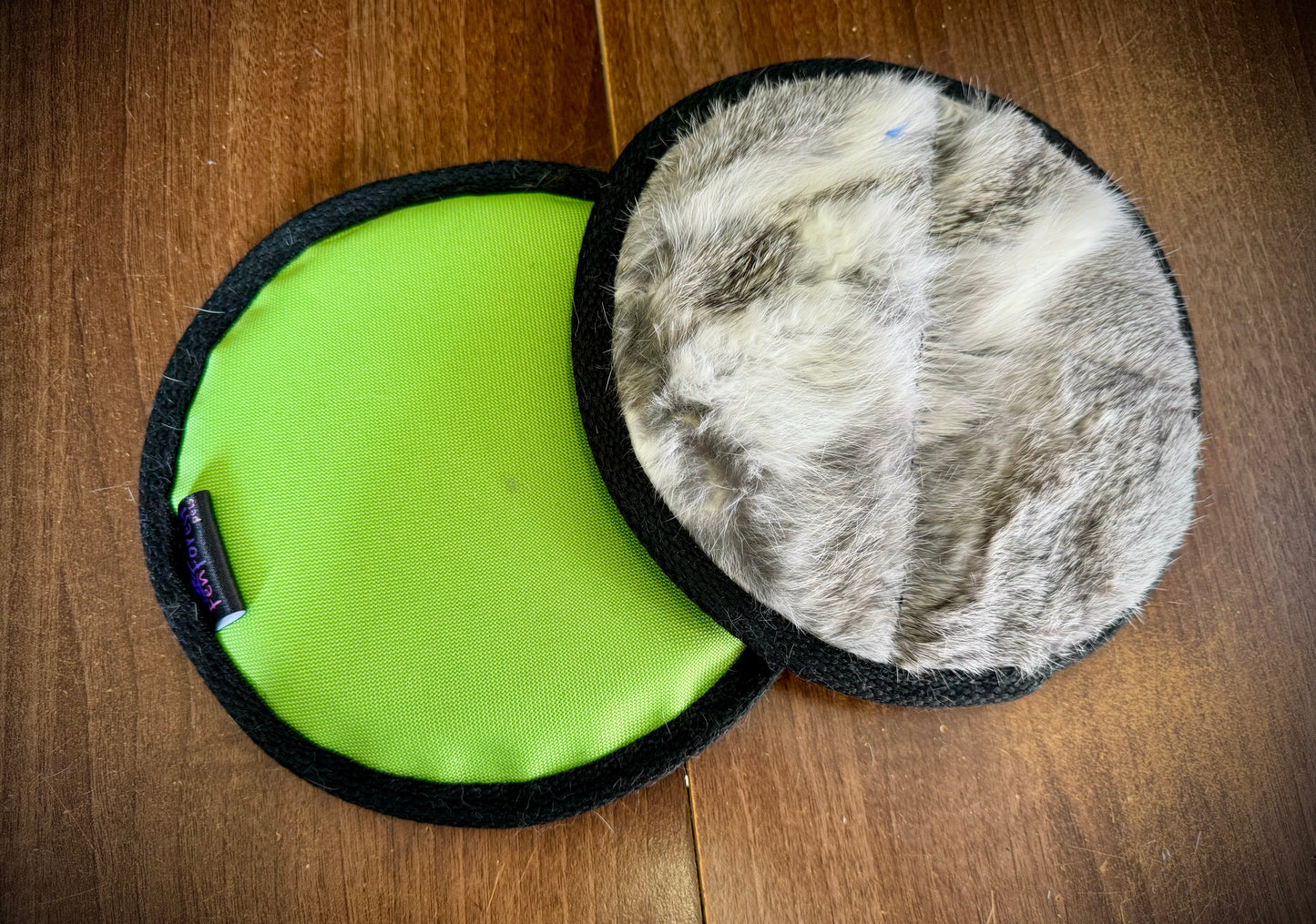 Rabbit Fur Frisbee